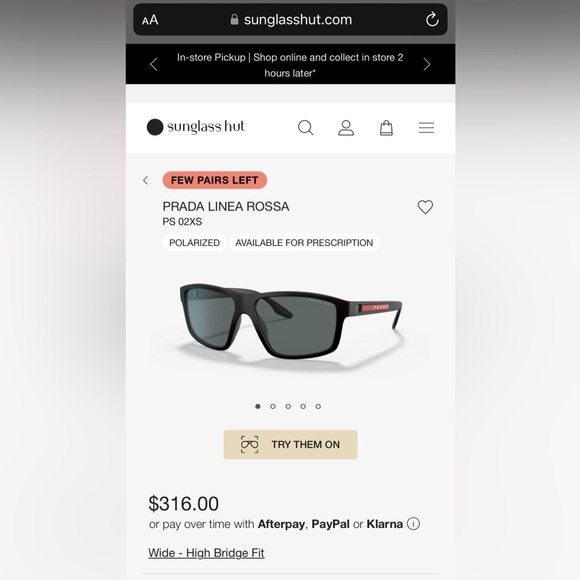 PRADA LINEA ROSSA PS 02XS sunglasses - Picture 9 of 9